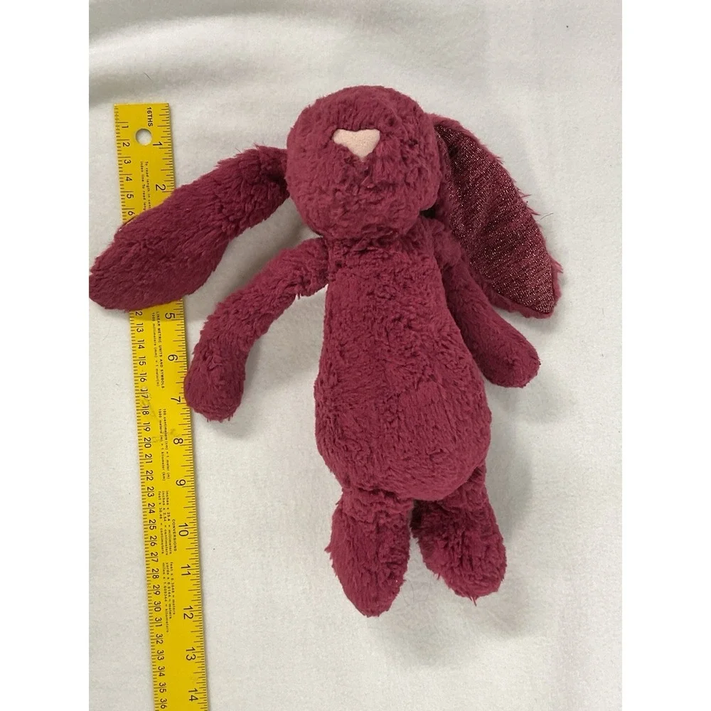 Jellycat‎ Bashful Sparkly Cassis Bunny Medium Retired